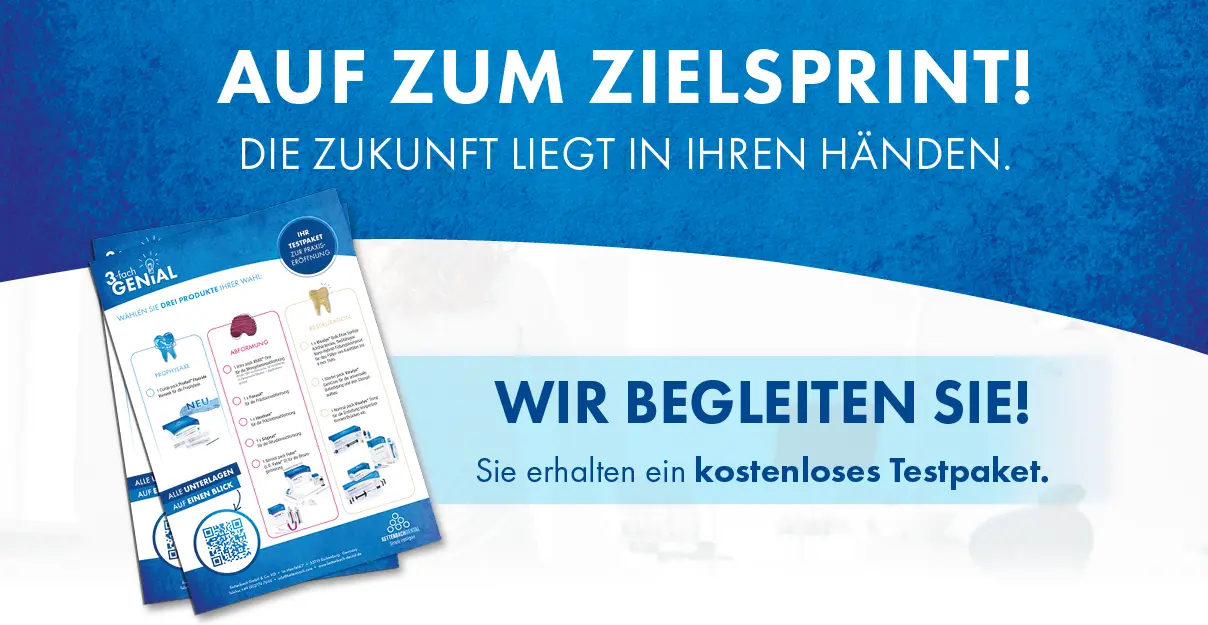 Wir begleiten Sie in die Zukunft. Erhalten Sie Ihr kostenloses Testpaket