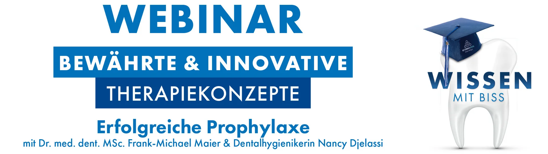 Banner Webinar bewährte und innovative Therapiekonzepte
