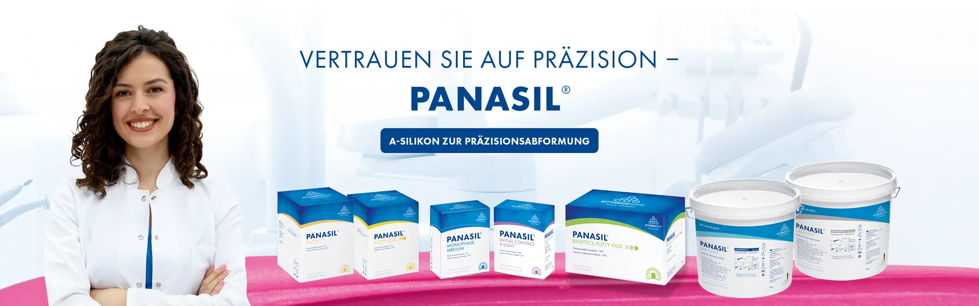 Vertrauen Sie auf Präzision: PANASIL, A-Silikon zur Präzisionsabformung