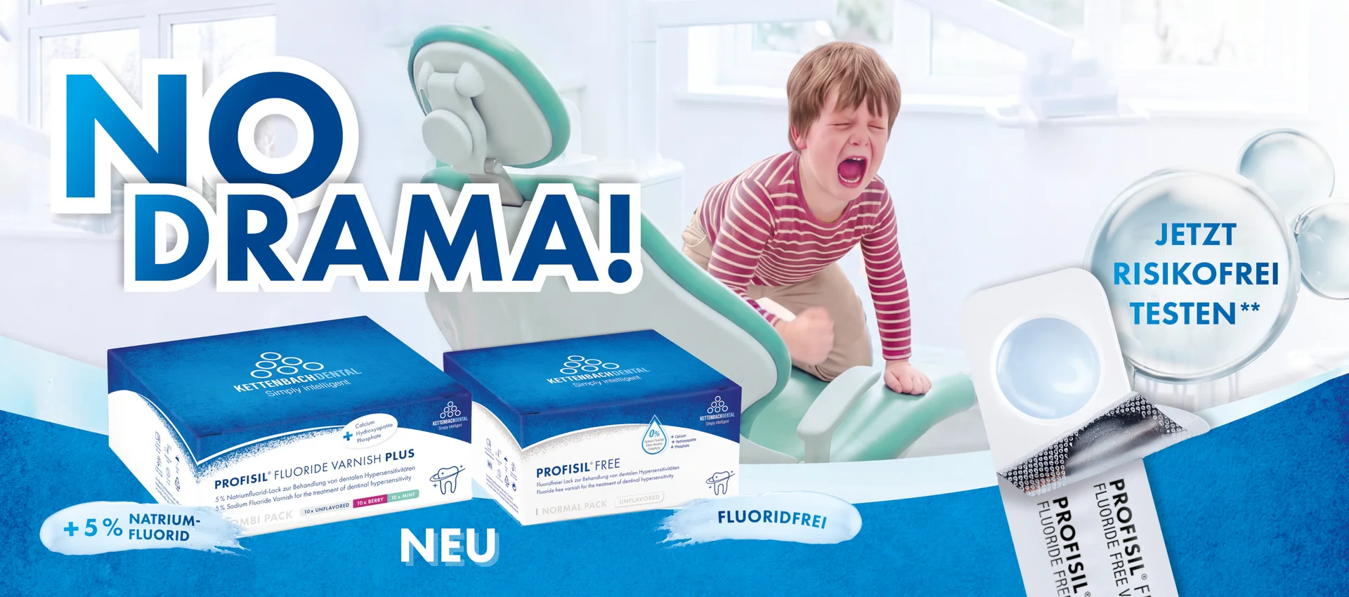 Kein Drama dank Profisil Fluoride Plus, jetzt risikofrei testen
