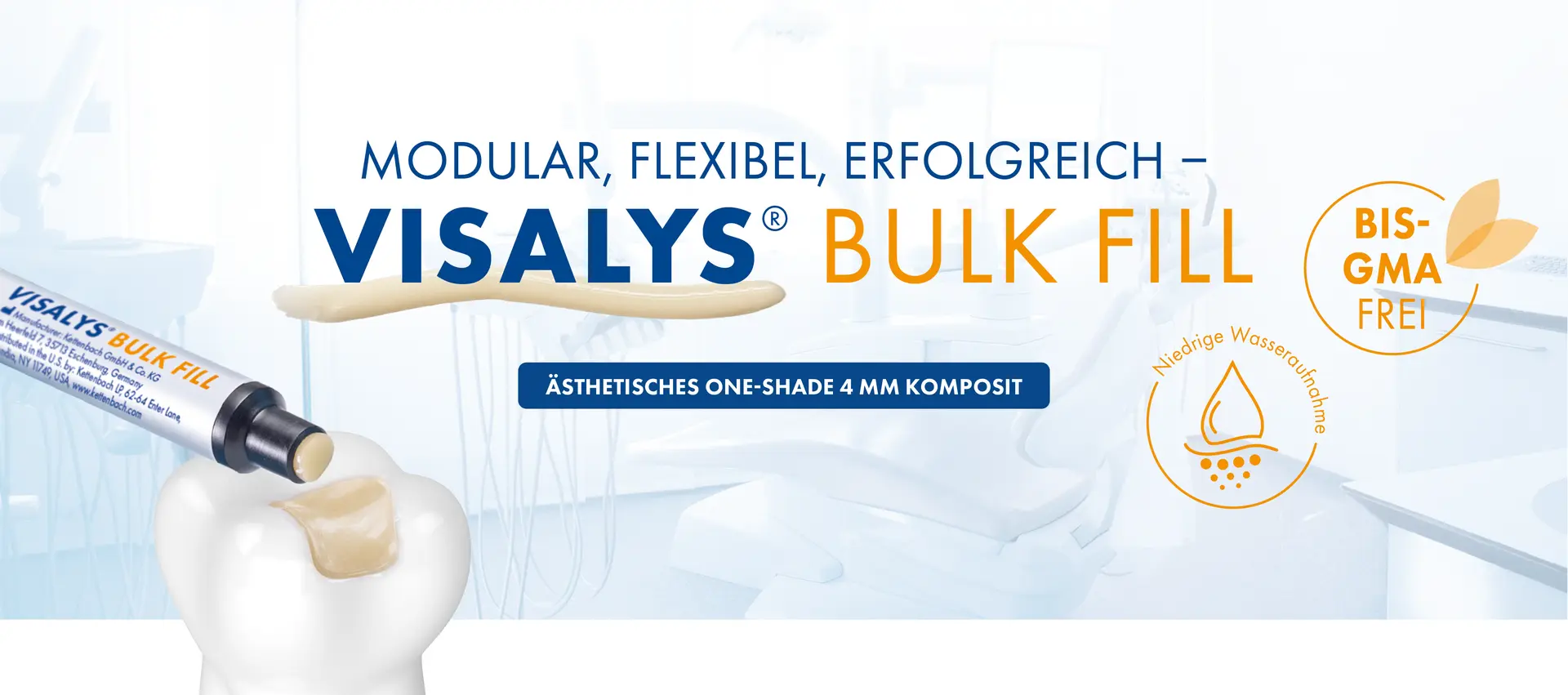 Modular, flexibel, erfolgreich: Visalys Bulk Fill