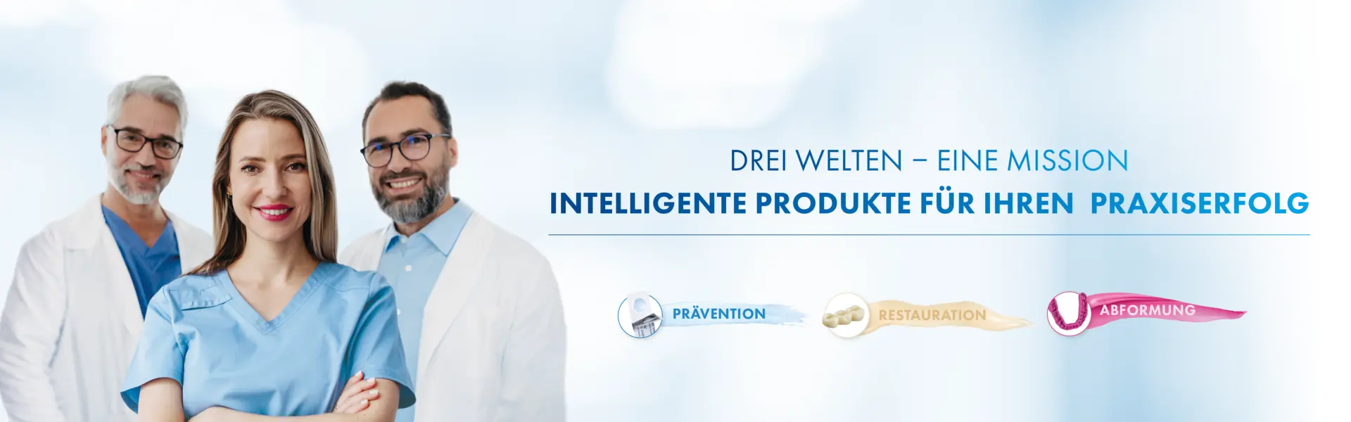 Frei Welten, eine Mission: Intelligente Produkte für Ihren Praxiserfolg