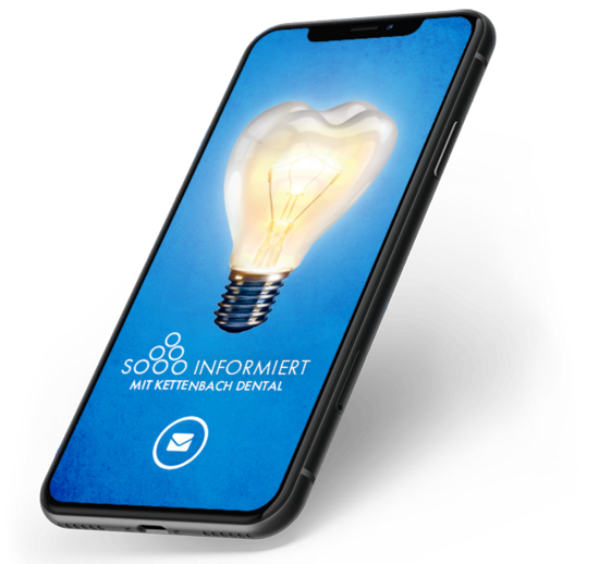 Kettenbach-Newsletter auf Handy-Screen