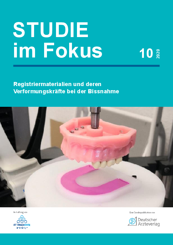 Registriermaterialien und deren Verformungskräfte bei der Bissnahme